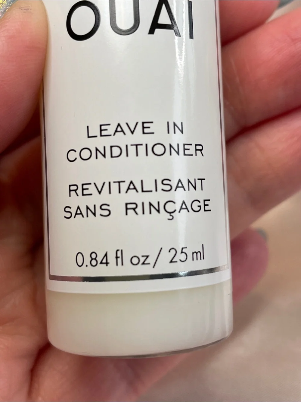 OUAI Detangling And Frizz Control Leave In Conditioner 0.84 fl oz NEW
